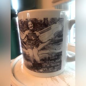 Trash talk by Annie Coffee mug